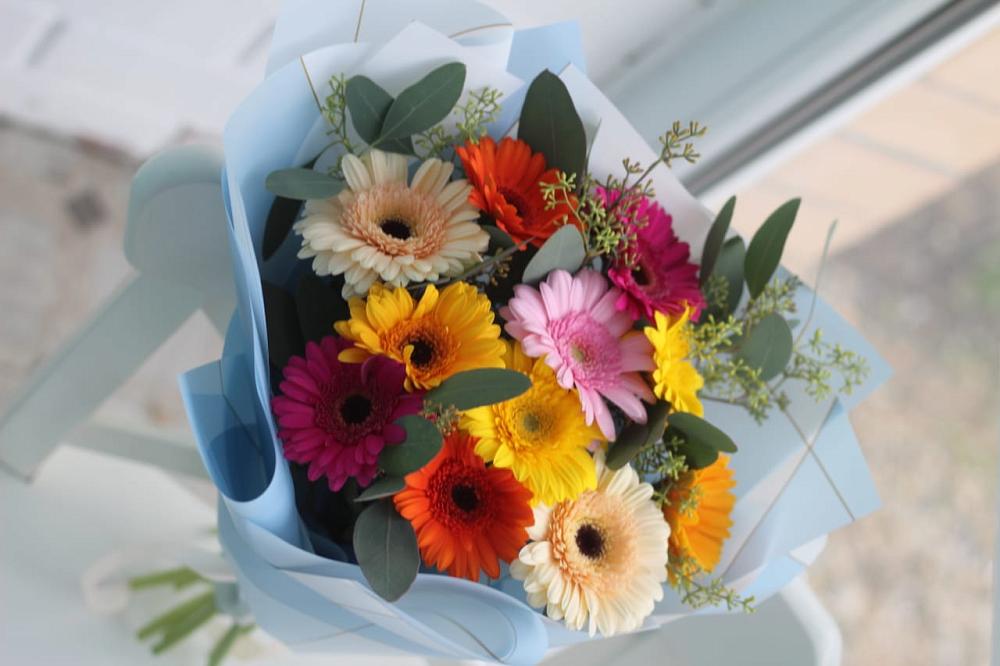 Букет цветов из: Герберы в Спасском Ставропольской области