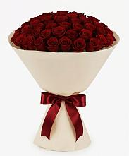 Букет 101 Бордовая роза Блэк Бакарра в Спасском Ставропольской области