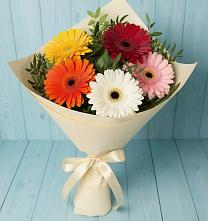 Букет цветов из:  Герберы #REPLACE_PRED# Спасском Ставропольской области