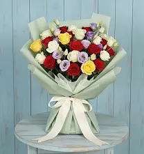 Букет цветов из:  Розы в Спасском Ставропольской области