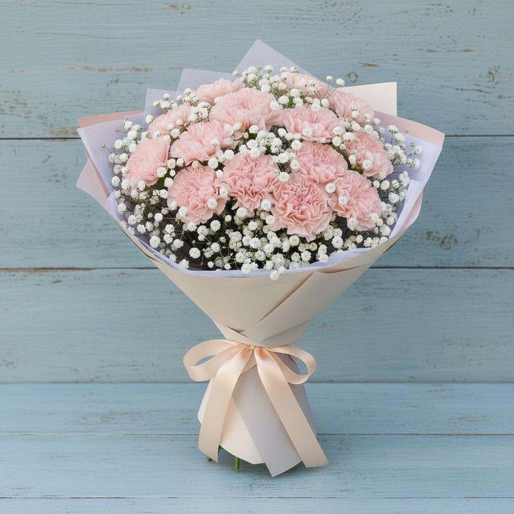 Букет цветов из: Гвоздики в Спасском Ставропольской области