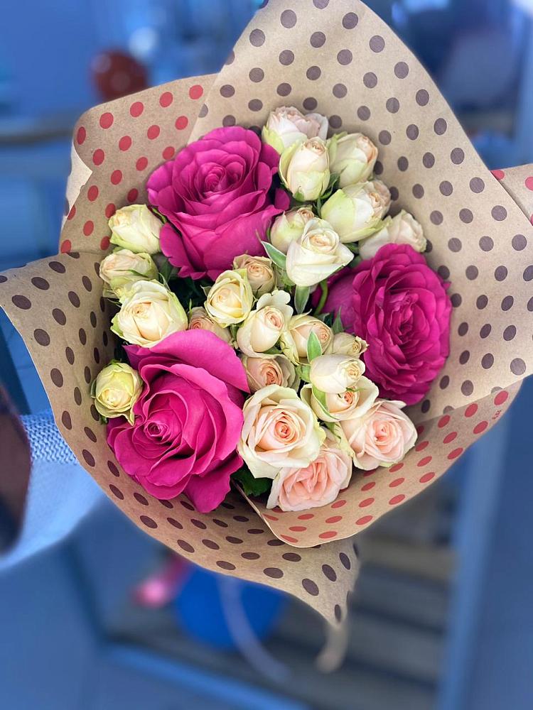 Букет цветов из: Розы в Спасском Ставропольской области