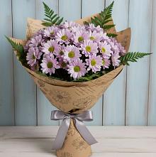 Букет цветов из:  Хризантемы в Спасском Ставропольской области