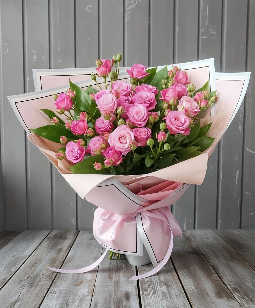 Букет Розовый кустик в Спасском Ставропольской области