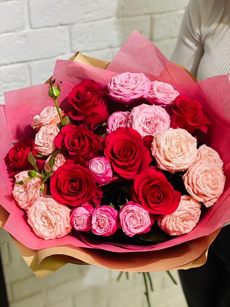 Букет цветов из: Розы в Спасском Ставропольской области