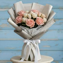 Букет цветов из:  Розы в Спасском Ставропольской области