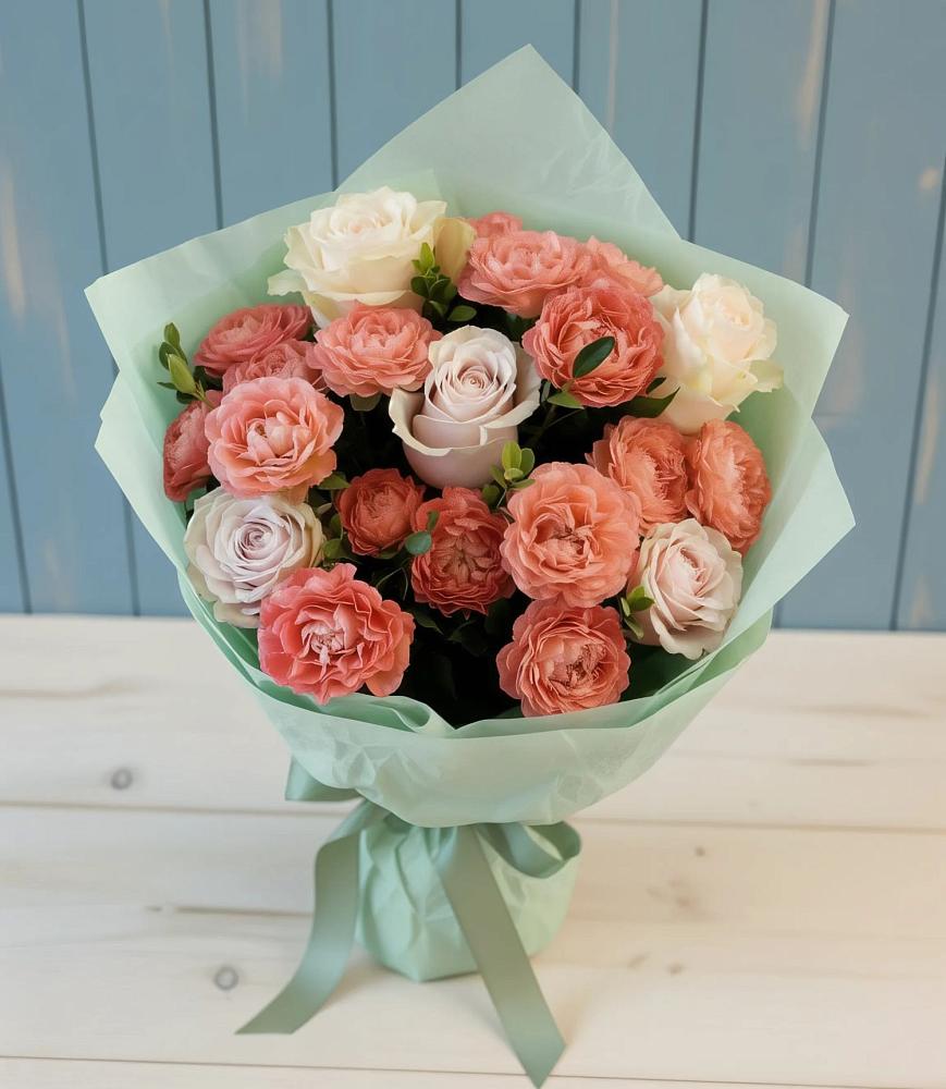 Букет цветов из: Розы в Спасском Ставропольской области