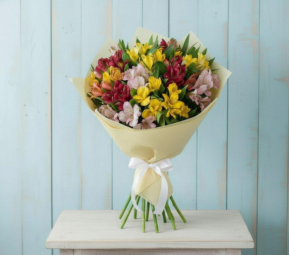 Букет цветов из: Альстромерии в Спасском Ставропольской области