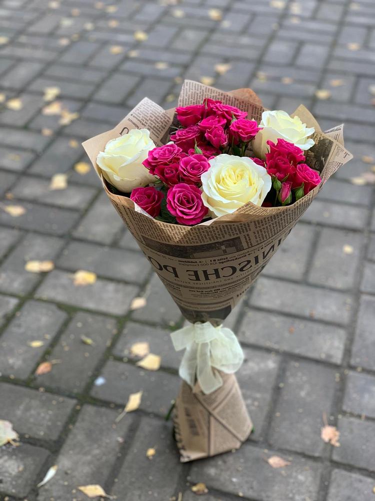 Букет цветов из: Розы в Спасском Ставропольской области