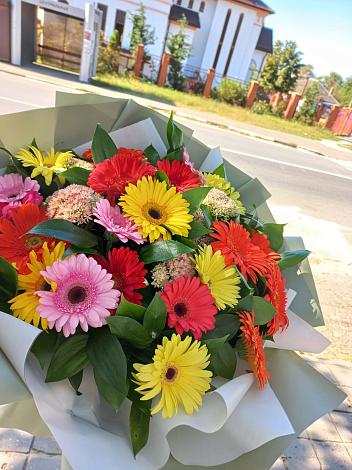 Букет цветов из: Герберы в Спасском Ставропольской области
